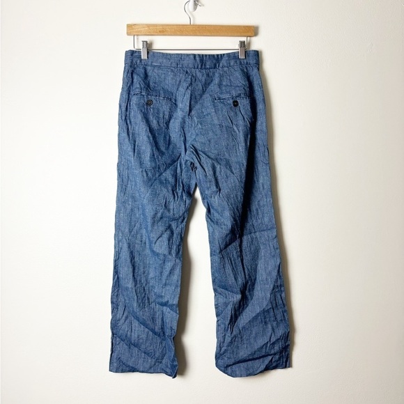 ISABEL ETOILE MARANT Women’s Linen Blend Lagenlook Trouser Blue Pants Sz 38 = 29 - Picture 2 of 6